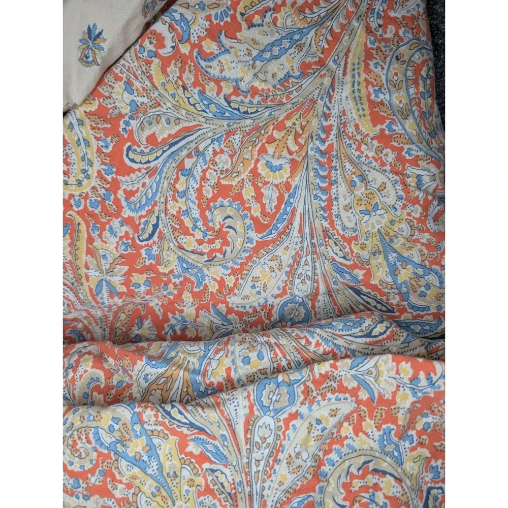 Lauren Ralph Lauren Full/ Queen Reversible Duvet Cover & 2 Pillow Shams READ***